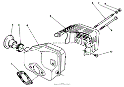 MUFFLER ASSEMBLY (MODEL NO. 47PN2-3)