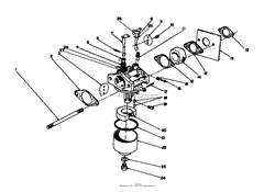 CARBURETOR ASSEMBLY (MODEL NO. 47PN2-7)