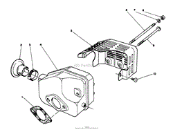 MUFFLER ASSEMBLY (MODEL NO. 47PN2-3)