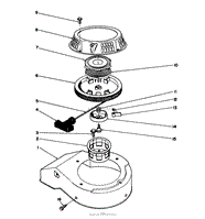 RECOIL ASSEMBLY (MODEL NO. 47PN2-3)