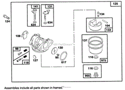 ENGINE BRIGGS &amp; STRATTON MODEL 122702-0206-01(2)