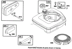 ENGINE BRIGGS &amp; STRATTON MODEL 122702-0206-01(6)