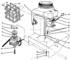 ENGINE &amp; CLUTCH ASSEMBLY