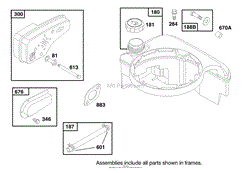 ENGINE BRIGGS &amp; STRATTON MODEL 12H802-0658-01