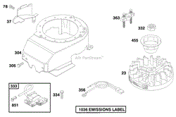 ENGINE BRIGGS &amp; STRATTON MODEL 12U802-1740-E1(4)