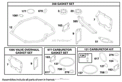 ENGINE BRIGGS &amp; STRATTON MODEL 12U802-1740-E1