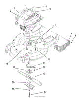 ENGINE &amp; BLADE ASSEMBLY