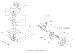 FRONT AXLE AND TRANSMISSION ASSEMBLY