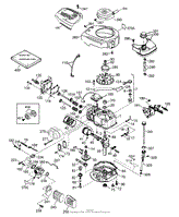 ENGINE ASSEMBLY TECUMSEH MODEL NO. LEV120-362003A