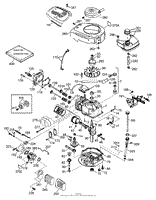 ENGINE ASSEMBLY TECUMSEH-LEV120-361541B