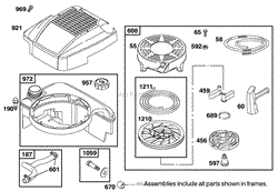 ENGINE BRIGGS &amp; STRATTON MODEL 12J805-2370-B1(6)