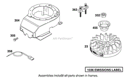 ENGINE BRIGGS &amp; STRATTON MODEL 12H802-1776-B1(2)