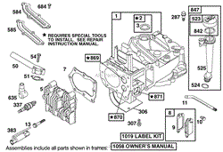 ENGINE BRIGGS &amp; STRATTON MODEL 12H802-1776-B1(7)