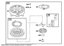 REWIND STARTER ASSEMBLY