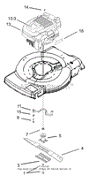 ENGINE AND BLADE ASSEMBLY