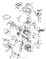 ENGINE ASSEMBLY TECUMSEH MODEL LEV120-361560B