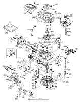 ENGINE ASSEMBLY TECUMSEH MODEL NO. LEV120-362003A