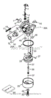 CARBURETOR ASSEMBLY NO. 640303 TECUMSEH MODEL LEV120-361561B