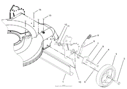 REAR AXLE AND WHEEL ASSEMBLY