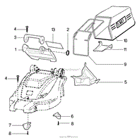 BAG &amp; RECYCLING PARTS MODEL-NO. 21070, 21071