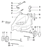 CHASSIS PARTS MODEL-NO. 21060, 21061