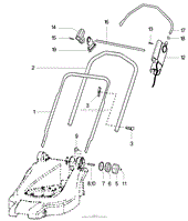 HANDLE PARTS MODEL-NO. 21070, 21071