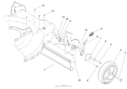 REAR AXLE AND LOW WHEEL ASSEMBLY