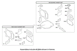 GASKET ASSEMBLY BRIGGS AND STRATTON MODEL 122607-0118-E1