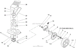 FRONT AXLE AND TRANSMISSION ASSEMBLY