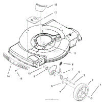 FRONT AXLE AND WHEEL ASSEMBLY