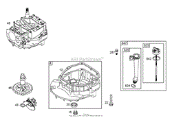 CRANKCASE ASSEMBLY BRIGGS AND STRATTON 125K02-0189-E1