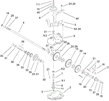 GEAR CASE ASSEMBLY NO. 110-2100