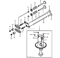 VALVE AND CAMSHAFT ASSEMBLY