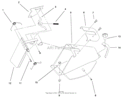 REAR BAGGING DISCHARGE CHUTE ASSEMBLY