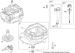 CRANKCASE ASSEMBLY BRIGGS AND STRATTON 126T02-0209-B1