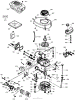 ENGINE ASSEMBLY NO. 1 TECUMSEH LV195EA-362089D