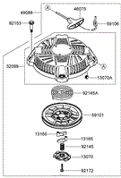 STARTER ASSEMBLY KAWASAKI FJ180V-AS30