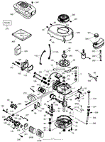 ENGINE ASSEMBLY NO. 1 TECUMSEH LV195XA-362086E