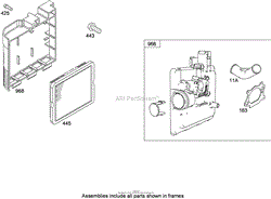 AIR CLEANER ASSEMBLY BRIGGS AND STRATTON 124T02-0203-B1