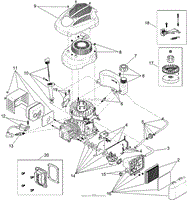 ENGINE ASSEMBLY NO. 119-1900