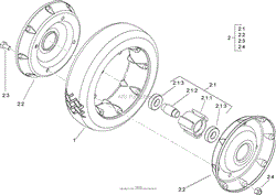 FRONT WHEEL AND TIRE ASSEMBLY NO. 100-2870