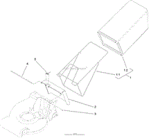 REAR DOOR AND BAG ASSEMBLY