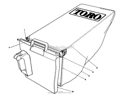 GRASS BAG ASSEMBLY NO. 12-8859