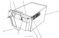 RECYCLER BAGGING KIT MODEL NO. 59174 (OPTIONAL)