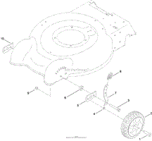 FRONT WHEEL AND HEIGHT-OF-CUT ASSEMBLY