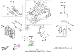 CYLINDER ASSEMBLY BRIGGS AND STRATTON 124T02-0215-B1