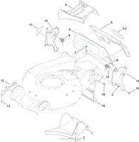 REAR DOOR AND MULCH PLUG ASSEMBLY