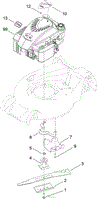 ENGINE AND BLADE ASSEMBLY