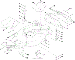 HOUSING AND REAR DOOR ASSEMBLY