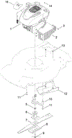 ENGINE AND BLADE ASSEMBLY